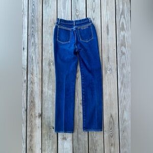 Vintage 80’s Gloria Vanderbilt Murjani Jeans Gold Stitch Swan 12